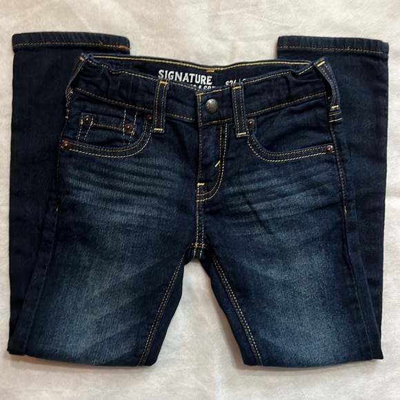 Signature by Levi Strauss & Co. cropped skinny jeans for girls - Picture 3 of 7